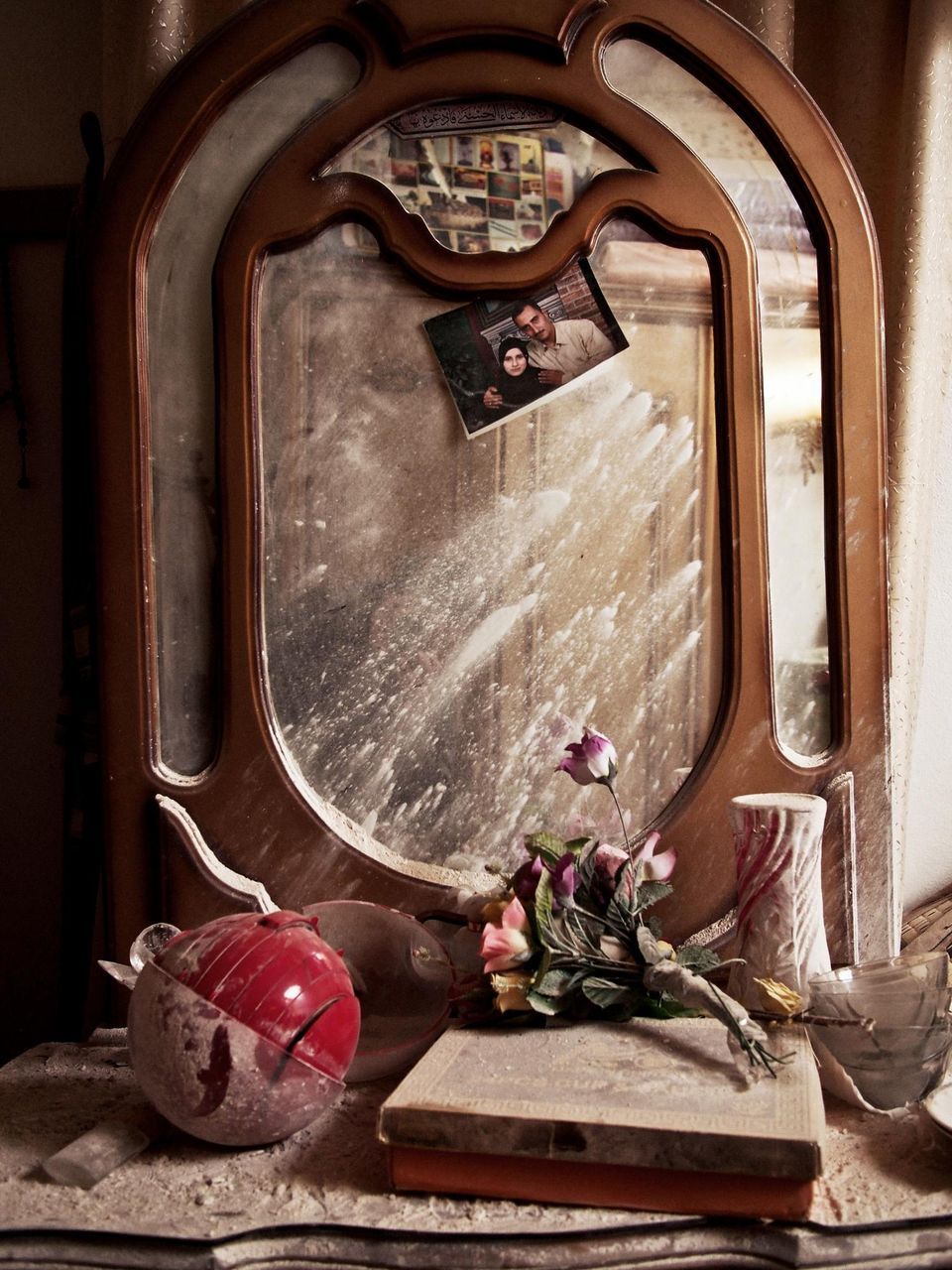 Les débris d’un appartement d’Alep-Est, en 2013.