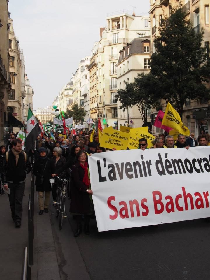 Paris 14/03/2015 : Marche "4 années de lutte contre les tyrannies de Bachar Al Assad et de Daech"