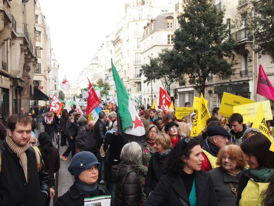 Paris 14/03/2015 : Marche "4 années de lutte contre les tyrannies de Bachar Al Assad et de Daech"