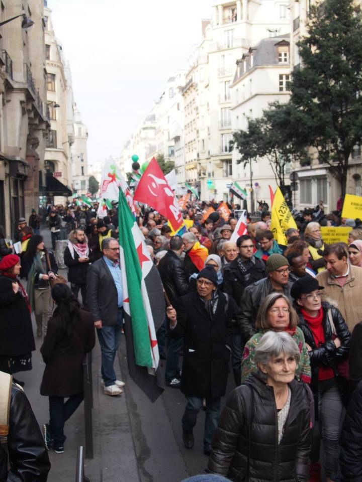 Paris 14/03/2015 : Marche "4 années de lutte contre les tyrannies de Bachar Al Assad et de Daech"