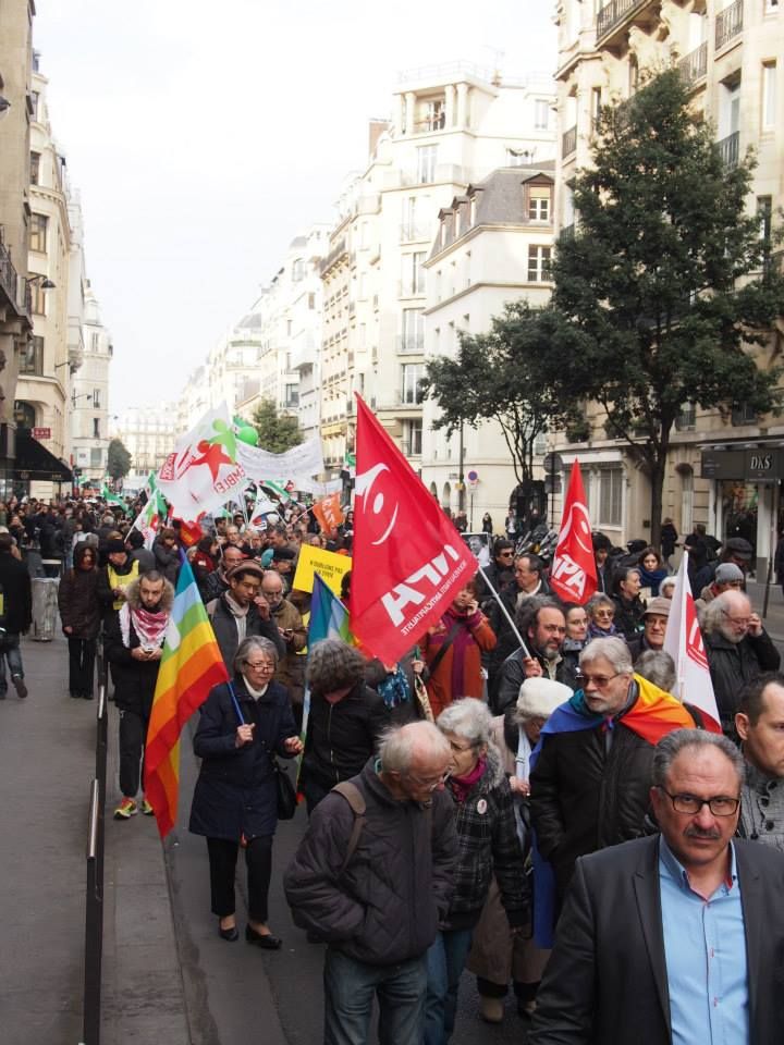 Paris 14/03/2015 : Marche "4 années de lutte contre les tyrannies de Bachar Al Assad et de Daech"