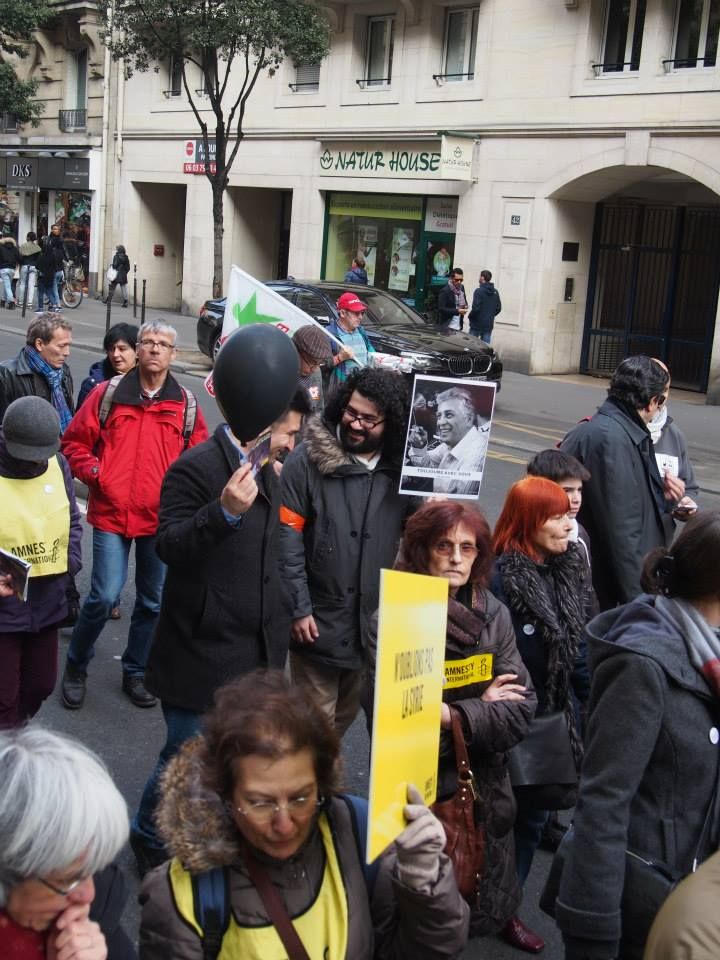 Paris 14/03/2015 : Marche "4 années de lutte contre les tyrannies de Bachar Al Assad et de Daech"