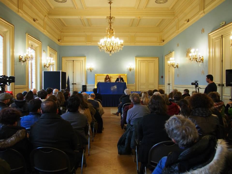 Paris 28/02/2015 : Conférence "Syrie, Irak, Etat islamique" Nicolas Henin et Bassma Kodmani