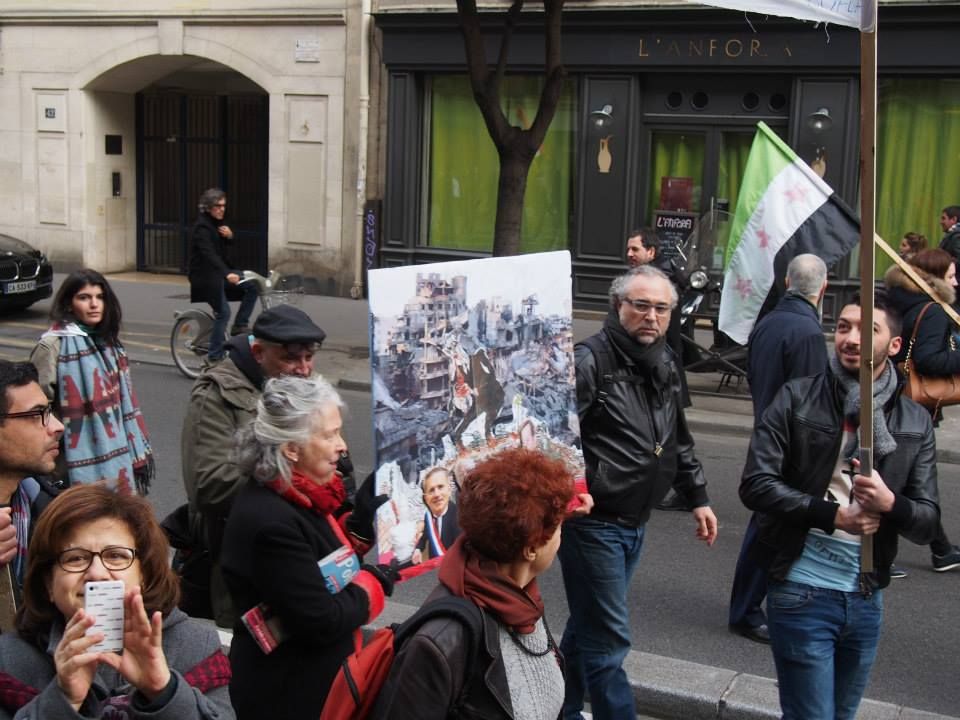 Paris 14/03/2015 : Marche "4 années de lutte contre les tyrannies de Bachar Al Assad et de Daech"