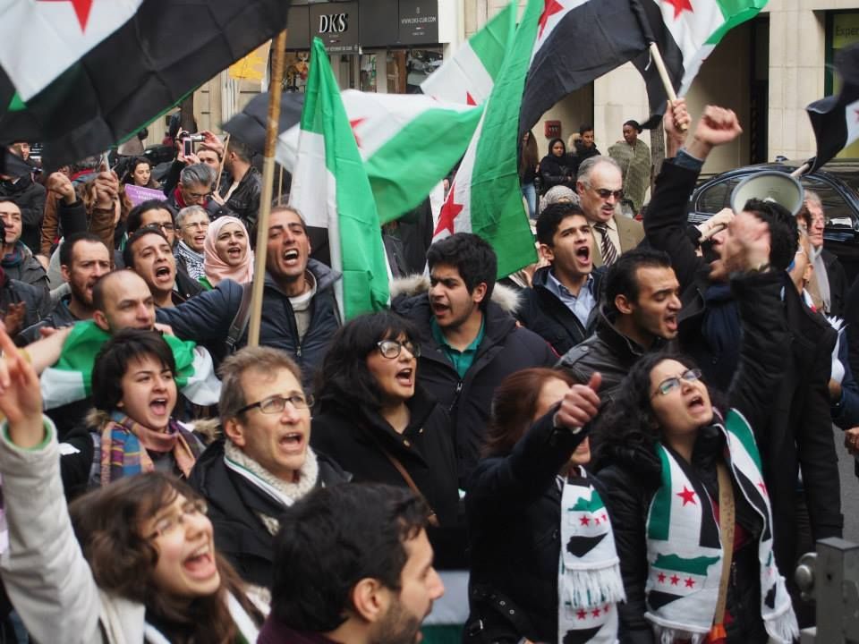 Paris 14/03/2015 : Marche "4 années de lutte contre les tyrannies de Bachar Al Assad et de Daech"