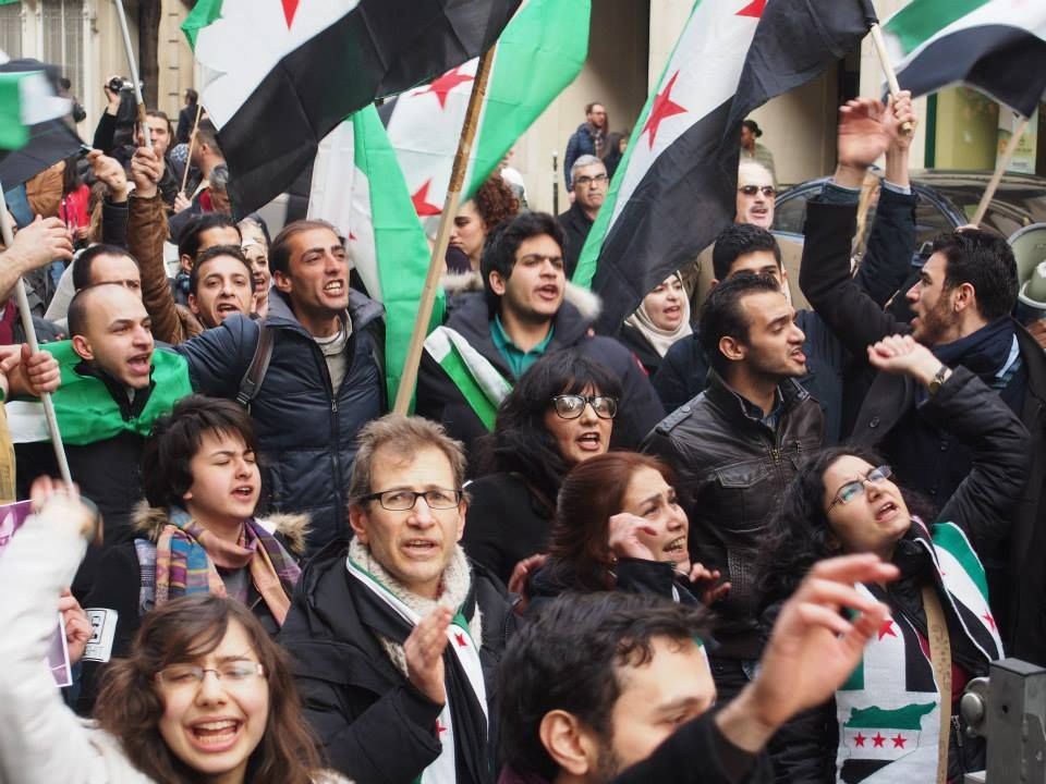 Paris 14/03/2015 : Marche "4 années de lutte contre les tyrannies de Bachar Al Assad et de Daech"