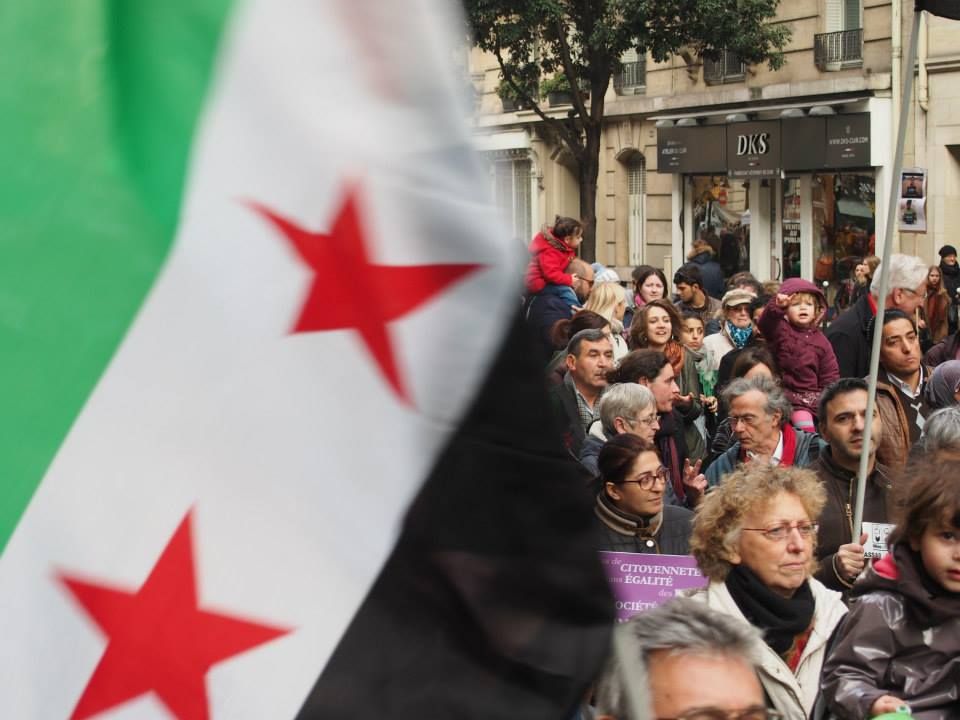 Paris 14/03/2015 : Marche "4 années de lutte contre les tyrannies de Bachar Al Assad et de Daech"