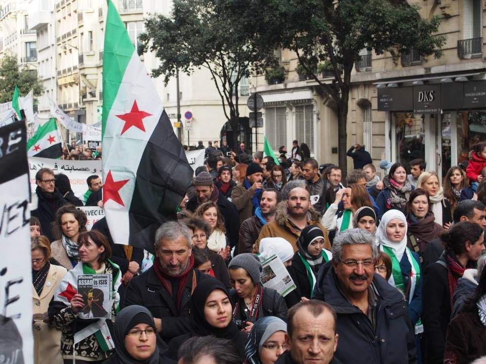 Paris 14/03/2015 : Marche "4 années de lutte contre les tyrannies de Bachar Al Assad et de Daech"