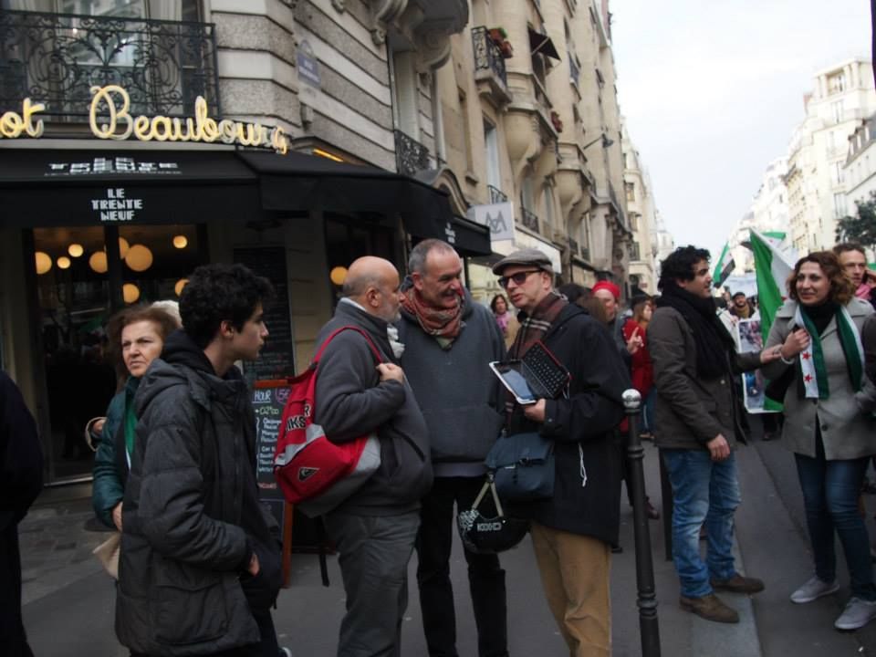 Paris 14/03/2015 : Marche "4 années de lutte contre les tyrannies de Bachar Al Assad et de Daech"