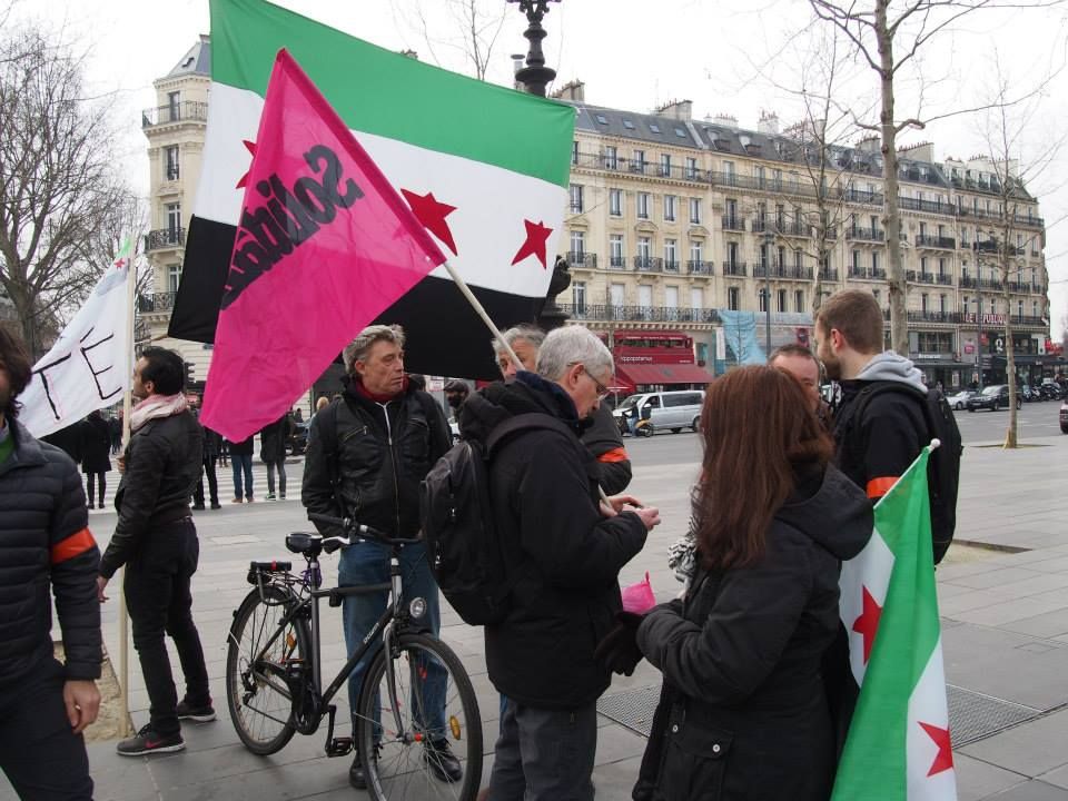 Paris 14/03/2015 : Marche "4 années de lutte contre les tyrannies de Bachar Al Assad et de Daech"