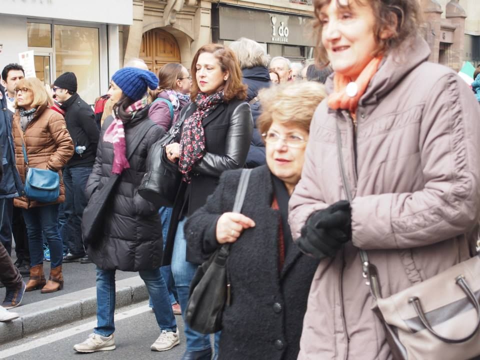 Paris 14/03/2015 : Marche "4 années de lutte contre les tyrannies de Bachar Al Assad et de Daech"