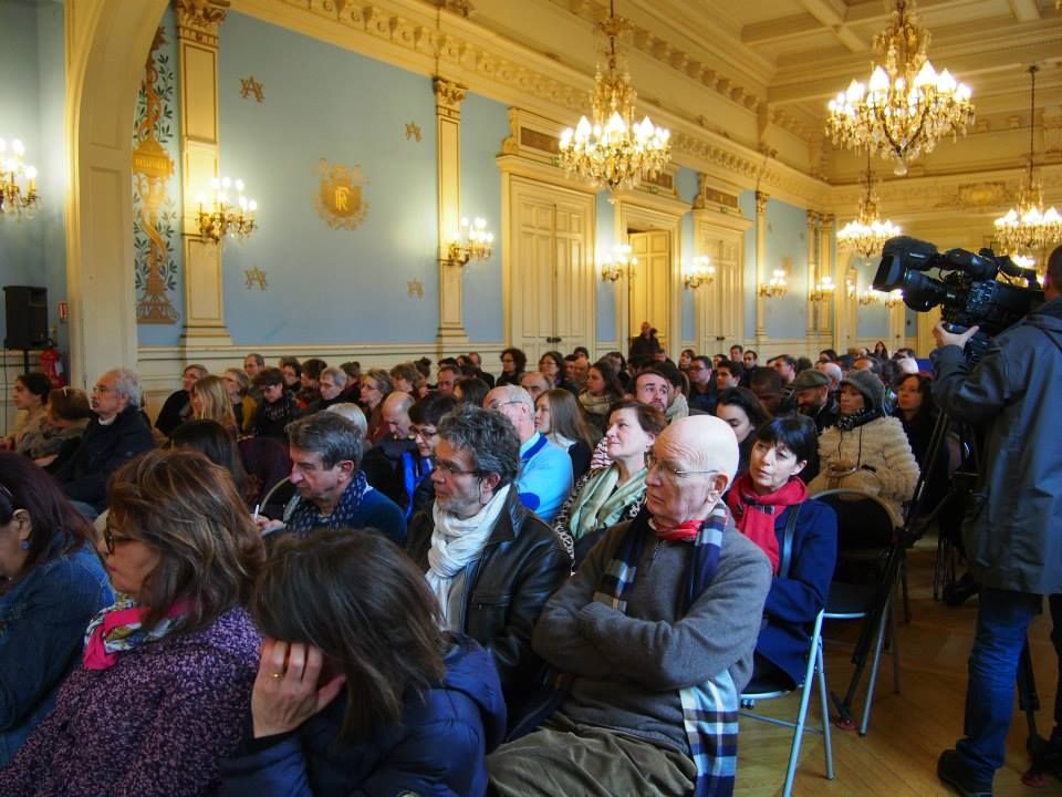 Paris 28/02/2015 : Conférence "Syrie, Irak, Etat islamique" Nicolas Henin et Bassma Kodmani