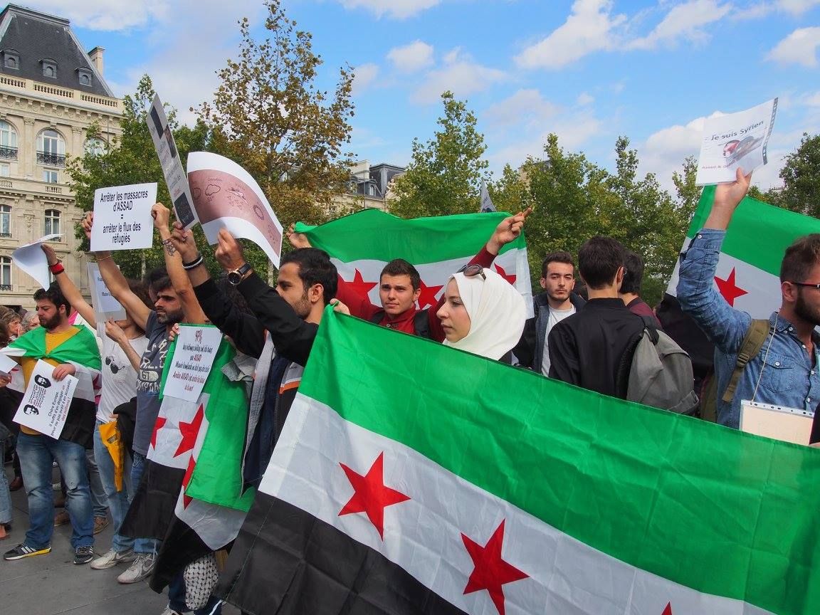 Paris 05/09/2015 : Rassemblement #PasEnNotreNom #Réfugiés #RefugeesDignity #OpenEurope