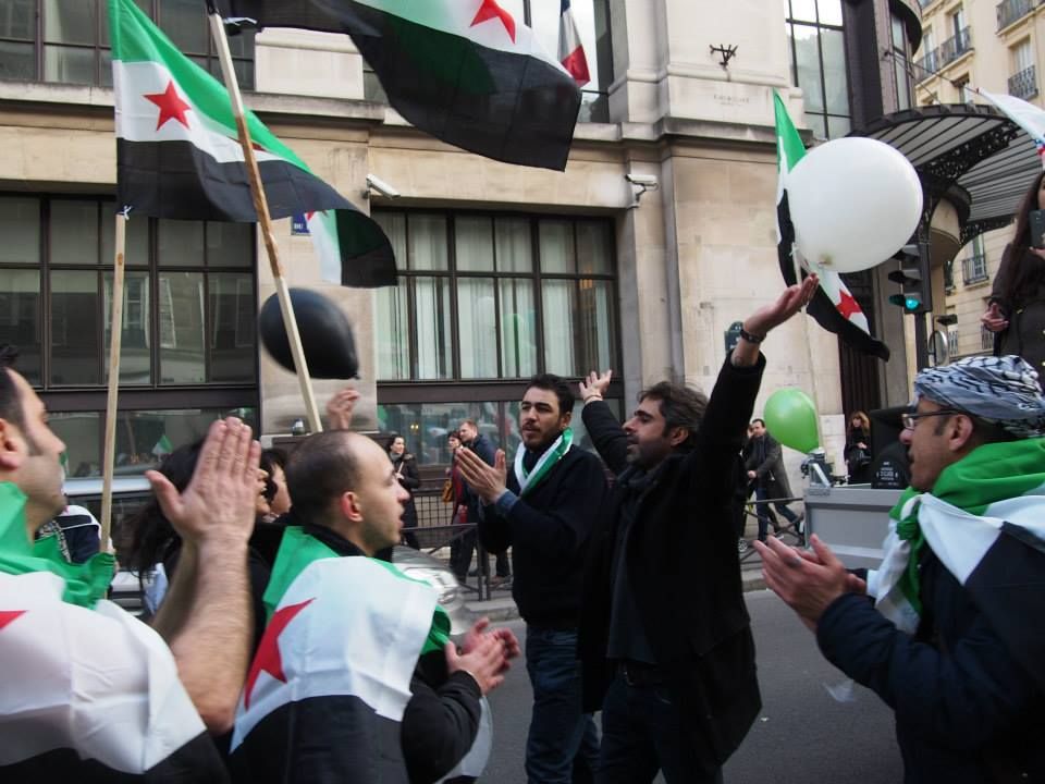 Paris 14/03/2015 : Marche "4 années de lutte contre les tyrannies de Bachar Al Assad et de Daech"