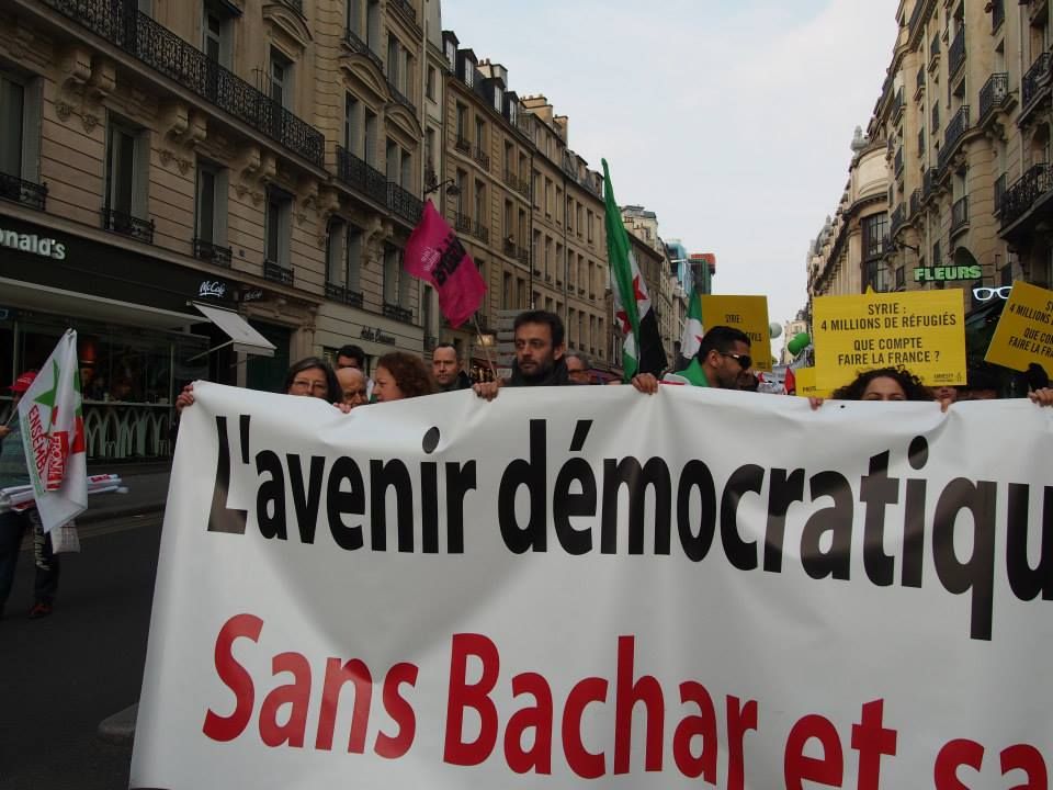 Paris 14/03/2015 : Marche "4 années de lutte contre les tyrannies de Bachar Al Assad et de Daech"