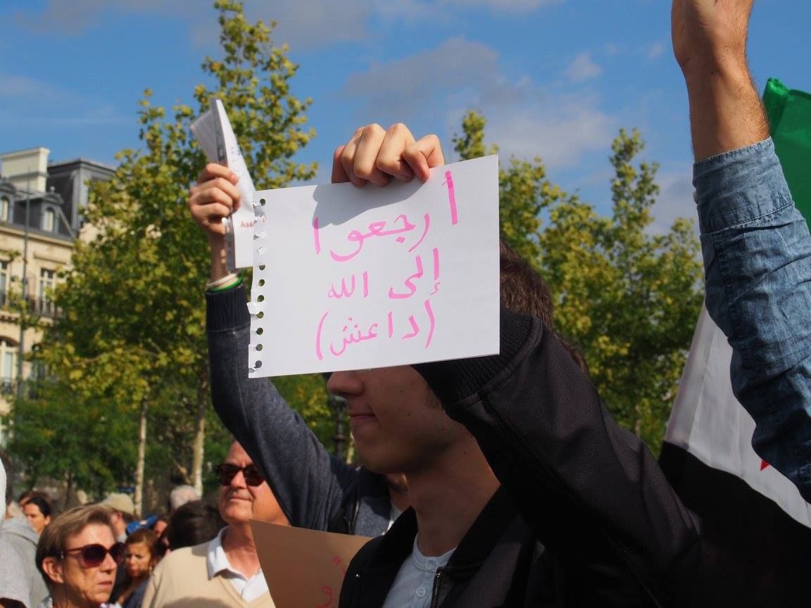 Paris 05/09/2015 : Rassemblement #PasEnNotreNom #Réfugiés #RefugeesDignity #OpenEurope