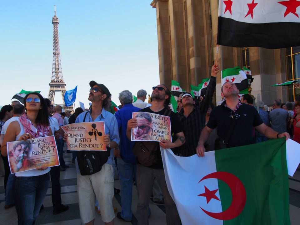 Paris 22/08/2015 : Rassemblement "2 ème Anniversaire du massacre de Ghouta de Damas"