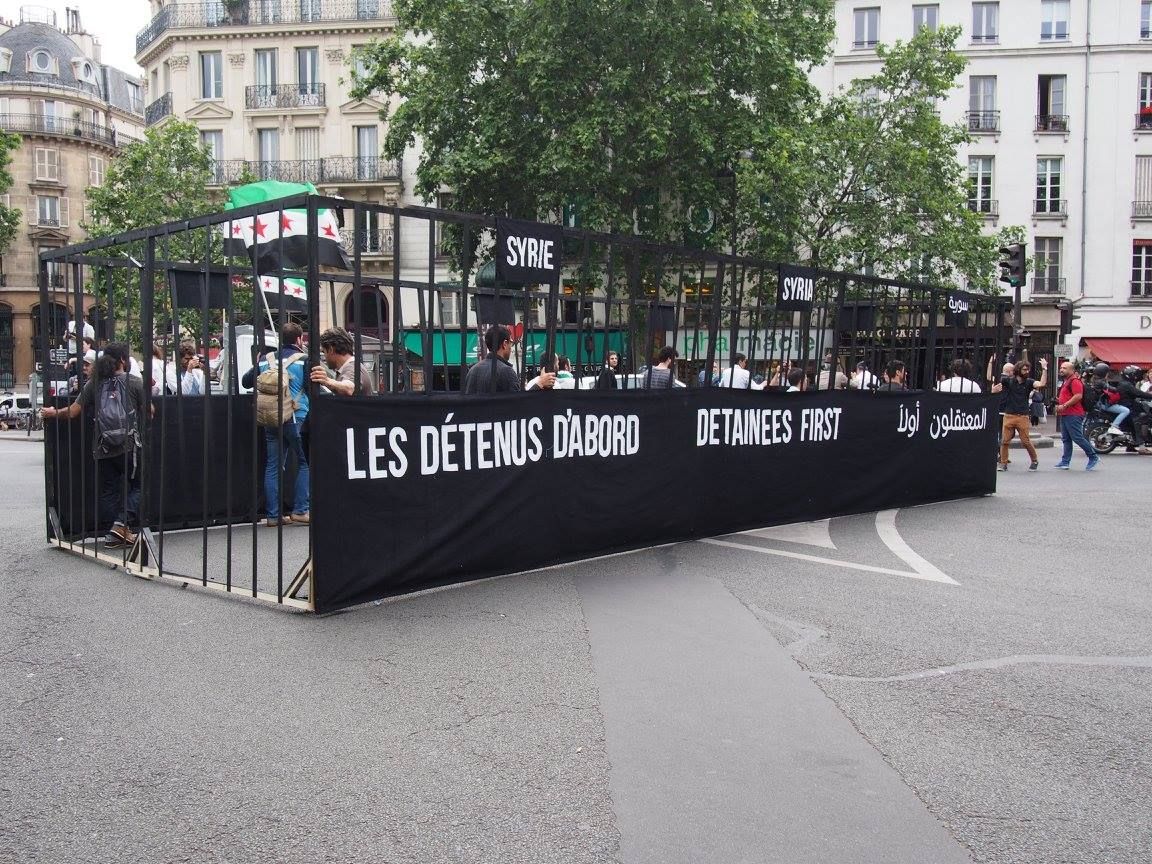 PARIS 11/06/2016 : "Manifestation " LES DÉTENUS D’ABORD / المعتقلون أولا"