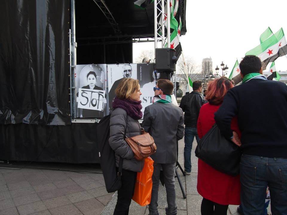 Paris 14/03/2015 : Marche "4 années de lutte contre les tyrannies de Bachar Al Assad et de Daech"