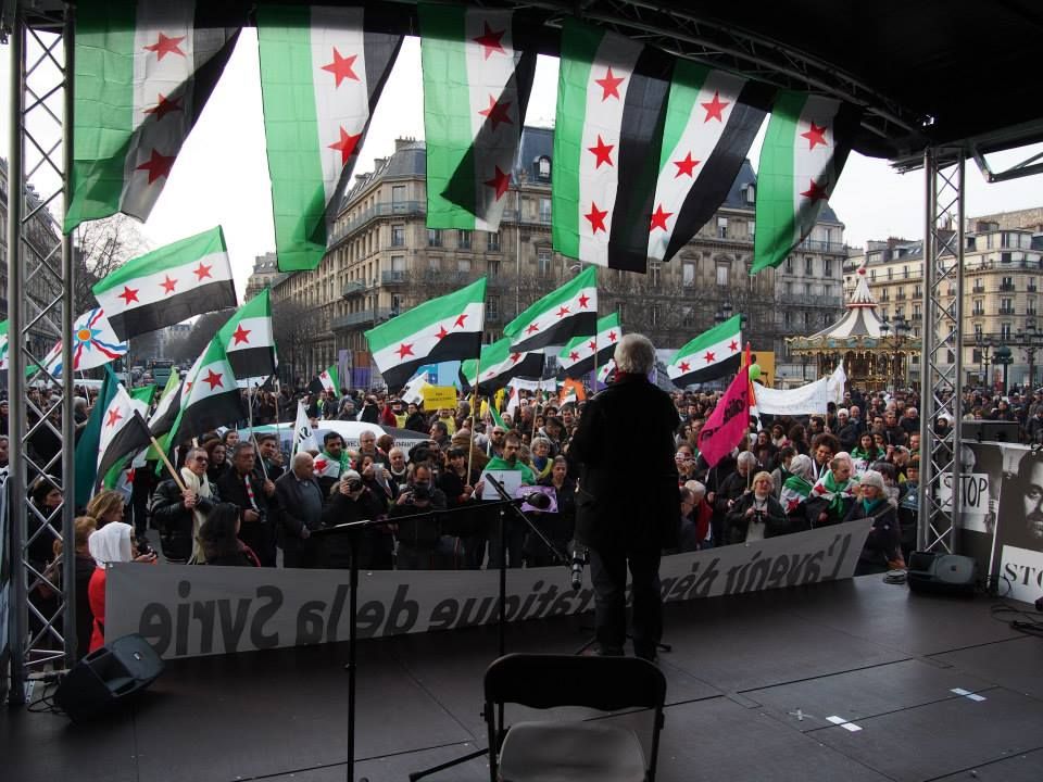 Paris 14/03/2015 : Marche "4 années de lutte contre les tyrannies de Bachar Al Assad et de Daech"