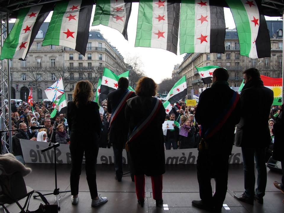 Paris 14/03/2015 : Marche "4 années de lutte contre les tyrannies de Bachar Al Assad et de Daech"