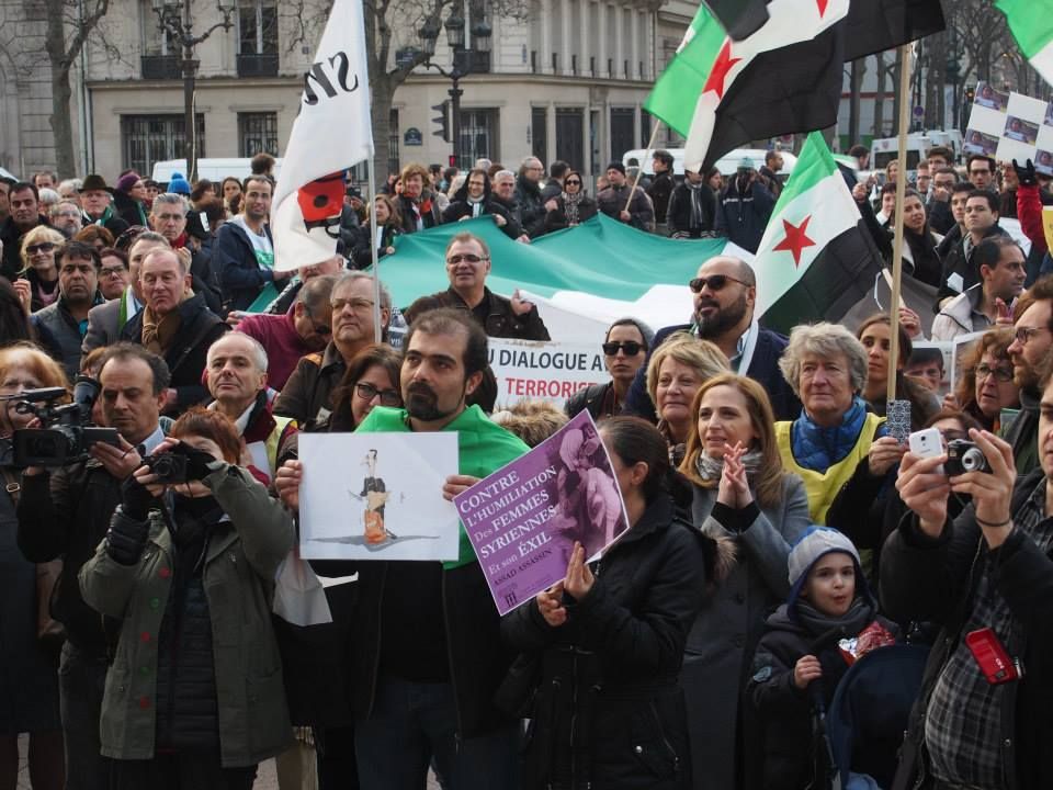 Paris 14/03/2015 : Marche "4 années de lutte contre les tyrannies de Bachar Al Assad et de Daech"