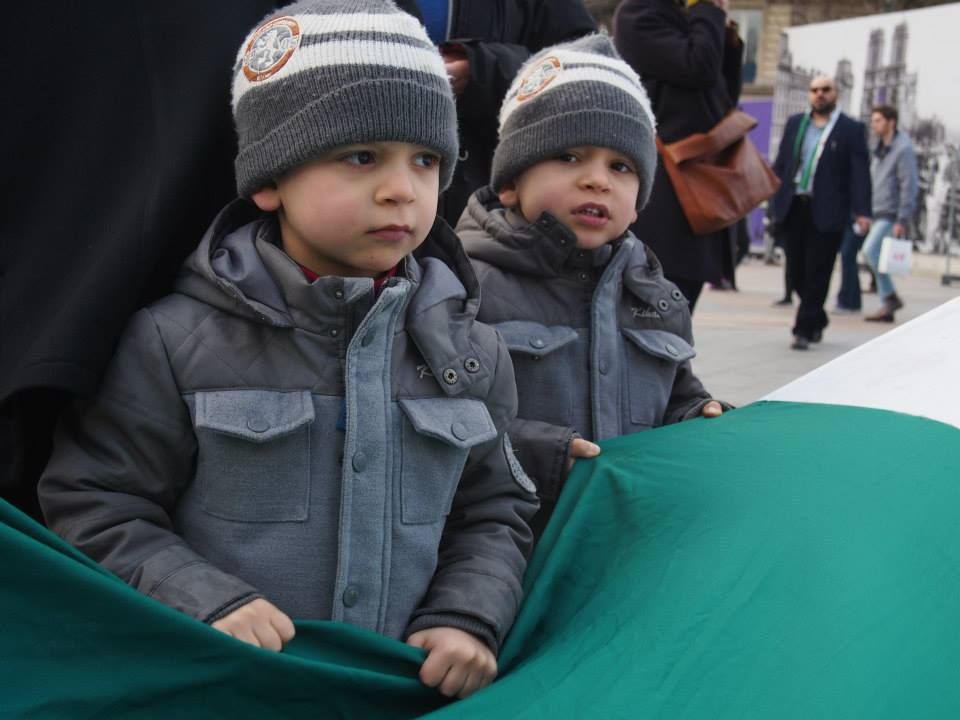 Paris 14/03/2015 : Marche "4 années de lutte contre les tyrannies de Bachar Al Assad et de Daech"