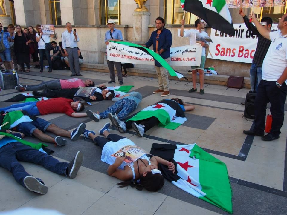 Paris 22/08/2015 : Rassemblement "2 ème Anniversaire du massacre de Ghouta de Damas"