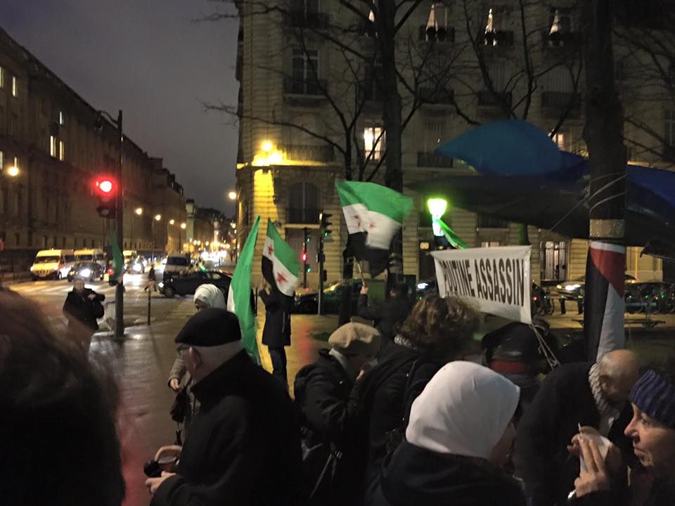 Paris 12/02/2016 : Rassemblement « NON AU MASSACRE DE LA POPULATION D’ALEP »