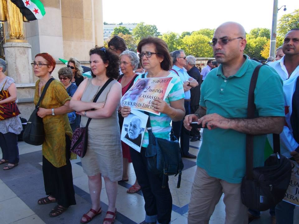 Paris 22/08/2015 : Rassemblement "2 ème Anniversaire du massacre de Ghouta de Damas"