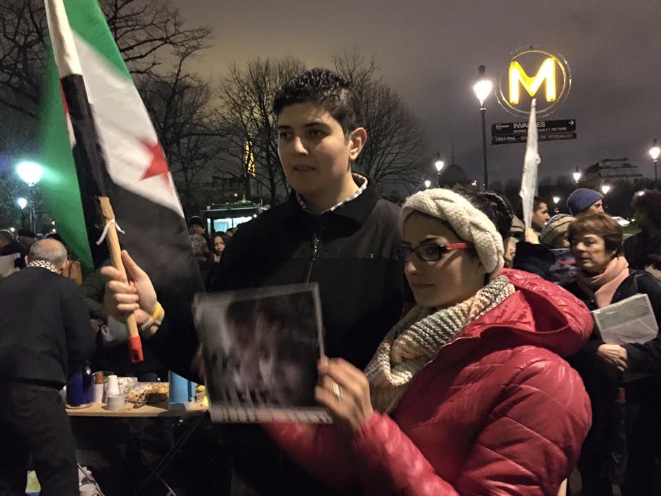 Paris 12/02/2016 : Rassemblement « NON AU MASSACRE DE LA POPULATION D’ALEP »