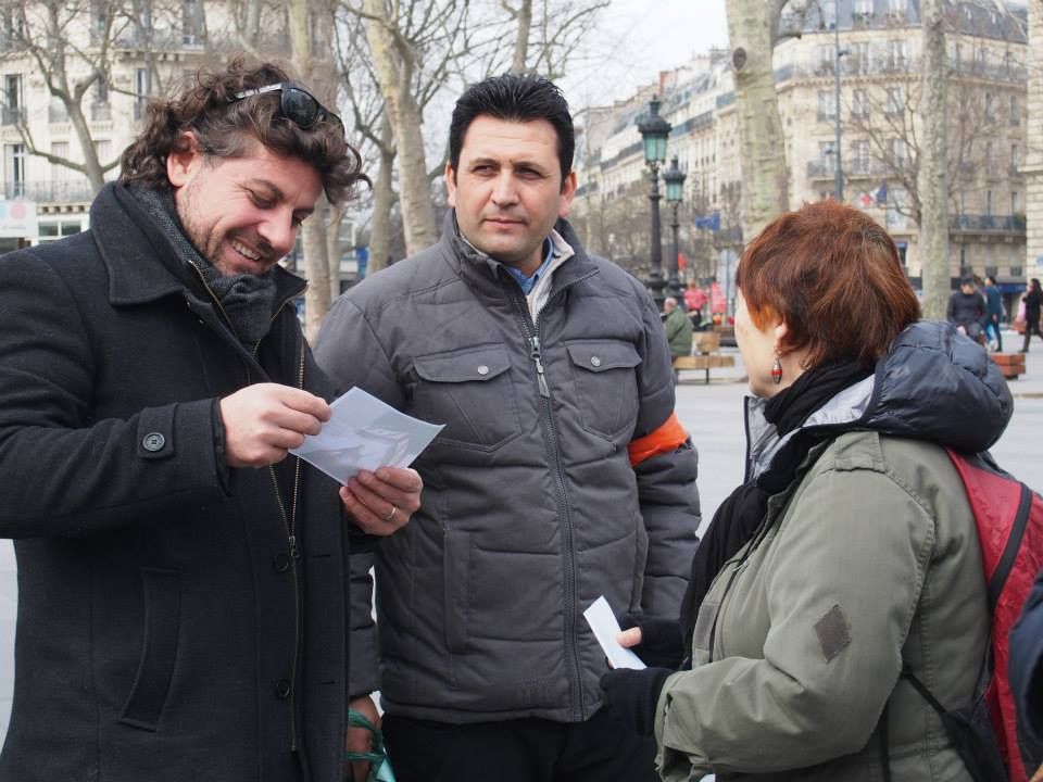 Paris 14/03/2015 : Marche "4 années de lutte contre les tyrannies de Bachar Al Assad et de Daech"