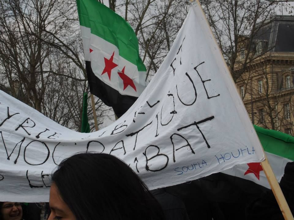 Paris 14/03/2015 : Marche "4 années de lutte contre les tyrannies de Bachar Al Assad et de Daech"
