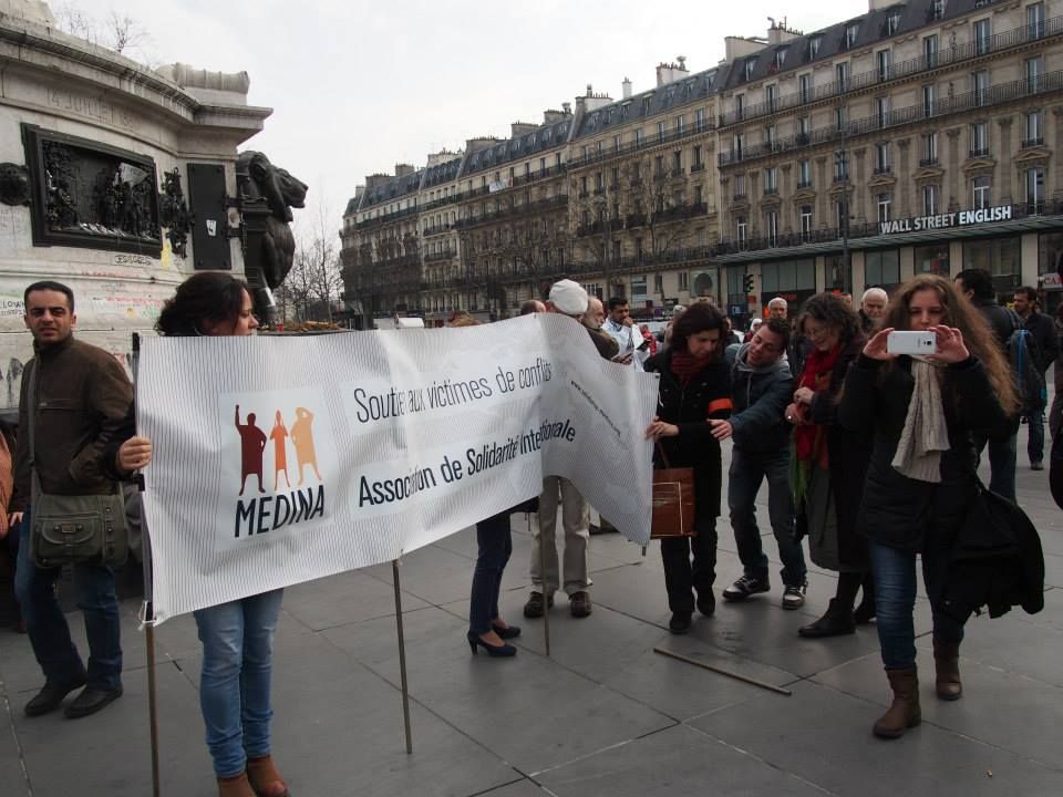 Paris 14/03/2015 : Marche "4 années de lutte contre les tyrannies de Bachar Al Assad et de Daech"