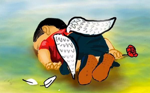 18 artistes du monde entier rendent hommage au petit garçon syrien noyé