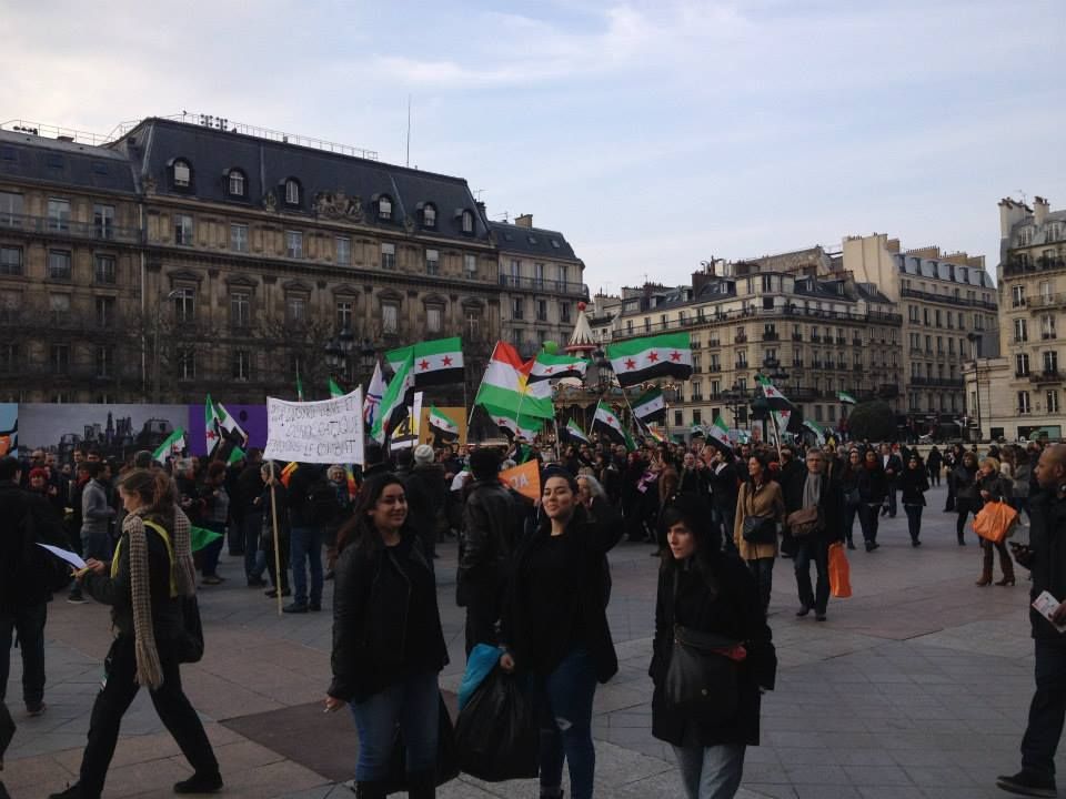 Paris 14/03/2015 : Marche "4 années de lutte contre les tyrannies de Bachar Al Assad et de Daech"