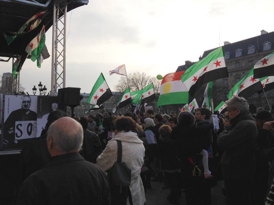 Paris 14/03/2015 : Marche "4 années de lutte contre les tyrannies de Bachar Al Assad et de Daech"