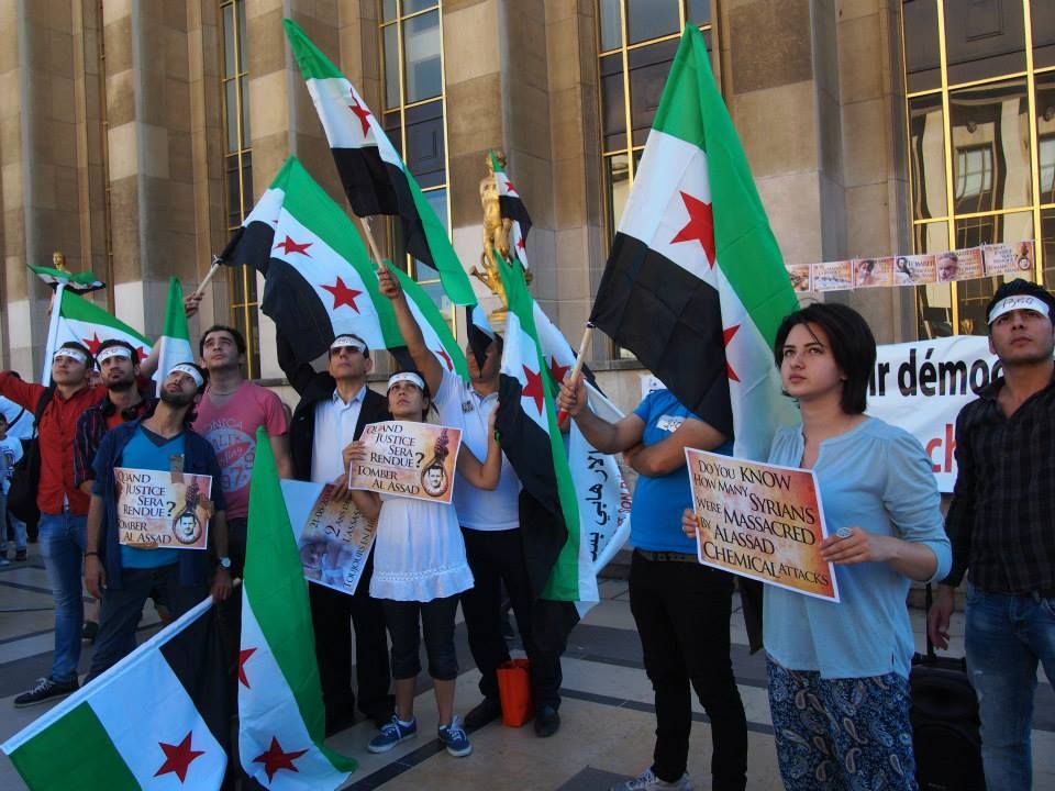 Paris 22/08/2015 : Rassemblement "2 ème Anniversaire du massacre de Ghouta de Damas"