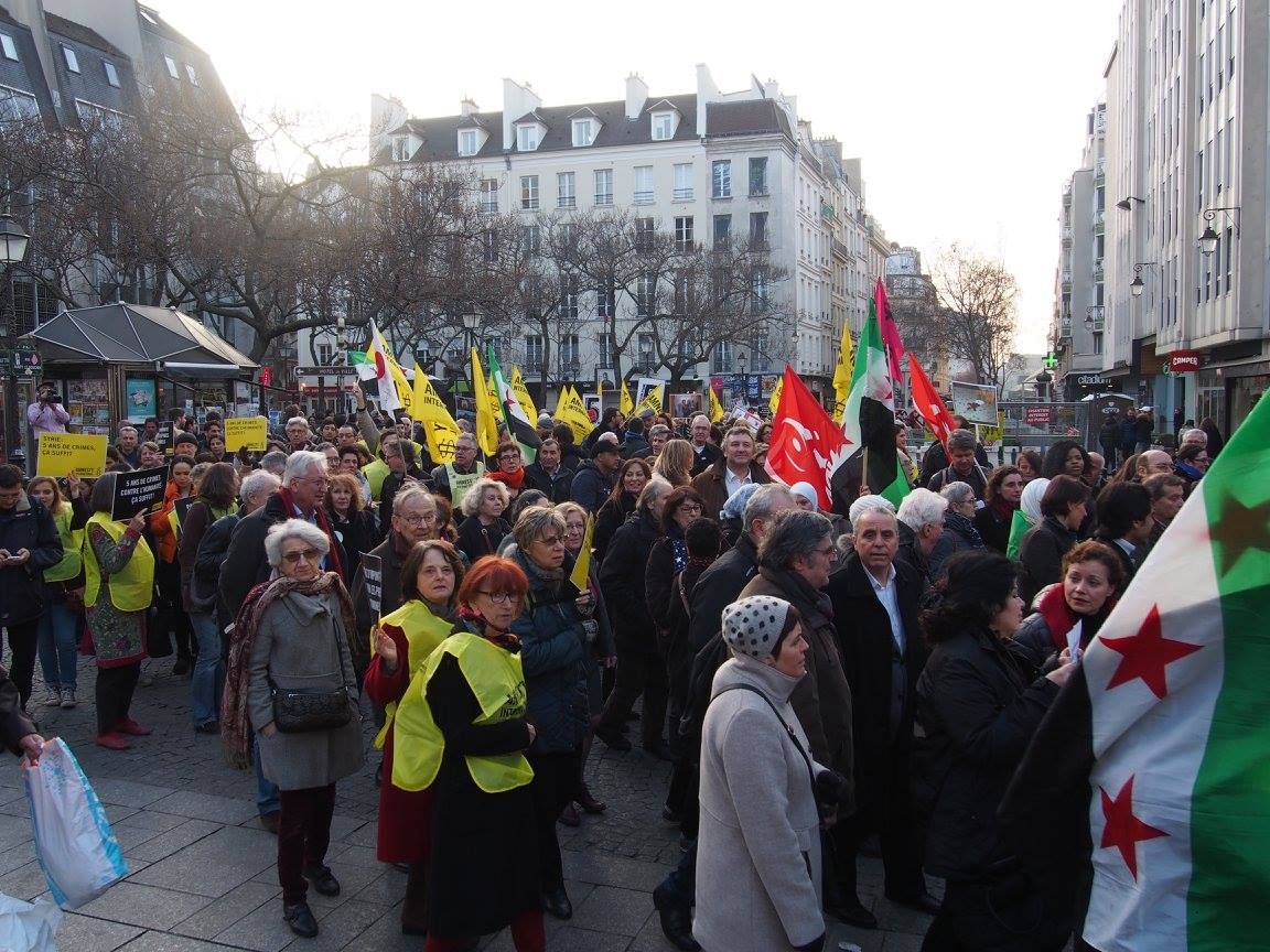 PARIS 12/03/2016 : MARCHE « 5 ANNÉES DE LUTTE »