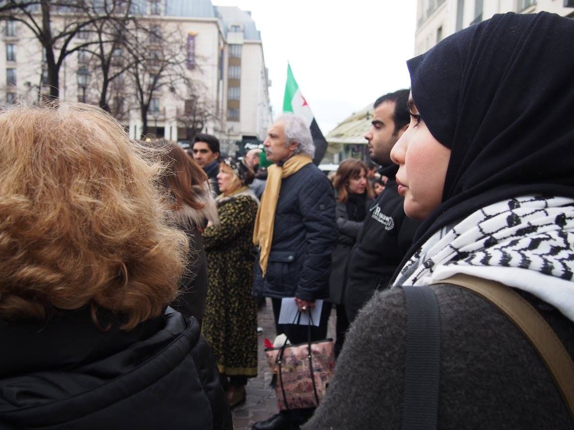Paris 16/01/2015 : Rassemblement « 4 heures pour 4 millions d’enfants syriens privés d’école »