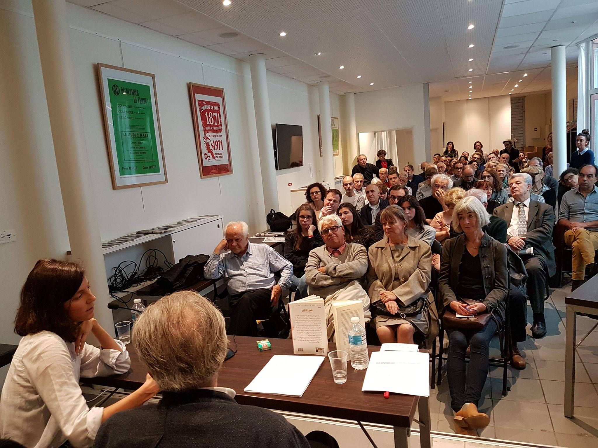 01/10/2017 Paris: débat « De l’ardeur, histoire de Razan Zaitouneh, avocate syrienne »