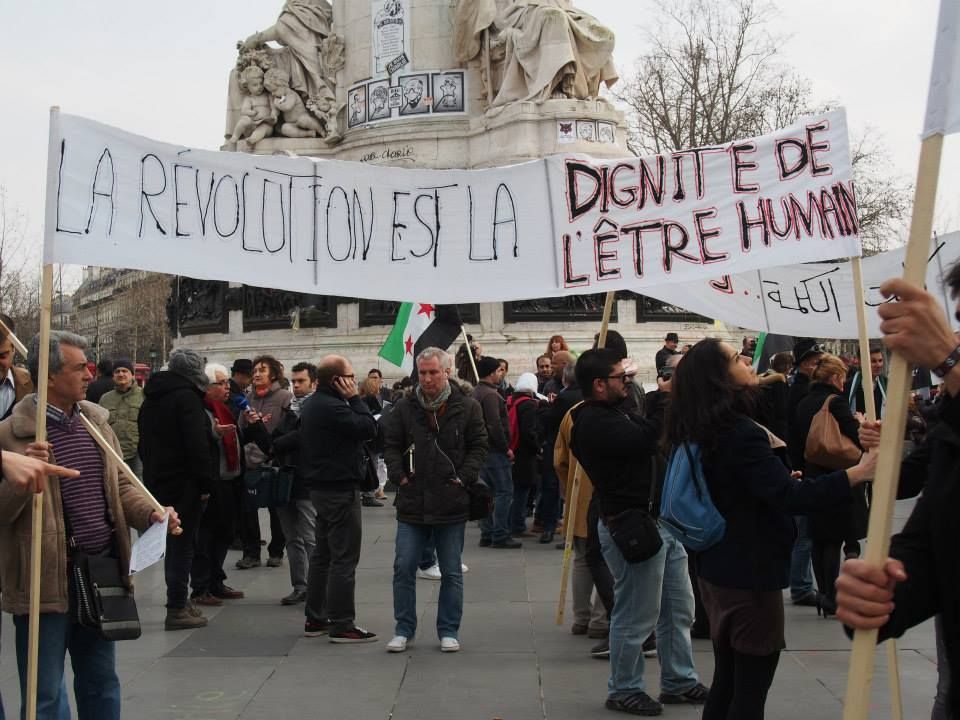 Paris 14/03/2015 : Marche "4 années de lutte contre les tyrannies de Bachar Al Assad et de Daech"