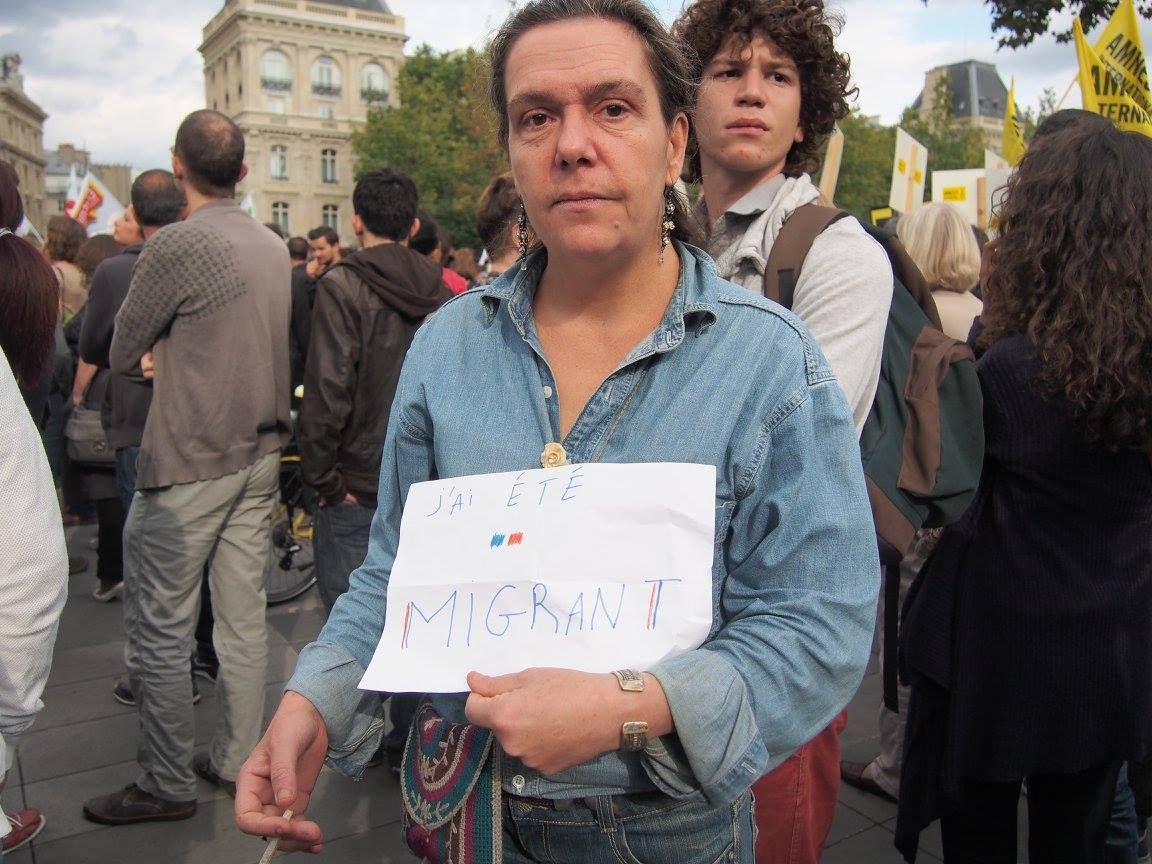 Paris 05/09/2015 : Rassemblement #PasEnNotreNom #Réfugiés #RefugeesDignity #OpenEurope
