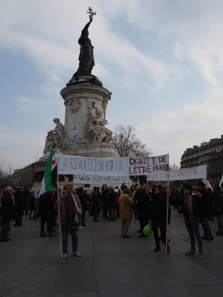 Paris 14/03/2015 : Marche "4 années de lutte contre les tyrannies de Bachar Al Assad et de Daech"