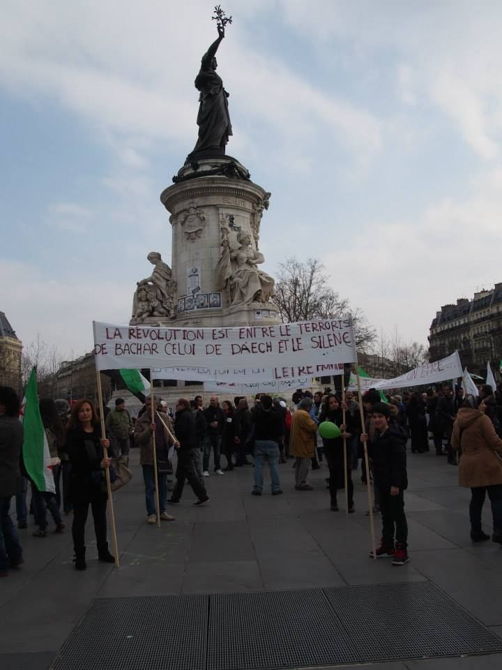 Paris 14/03/2015 : Marche "4 années de lutte contre les tyrannies de Bachar Al Assad et de Daech"