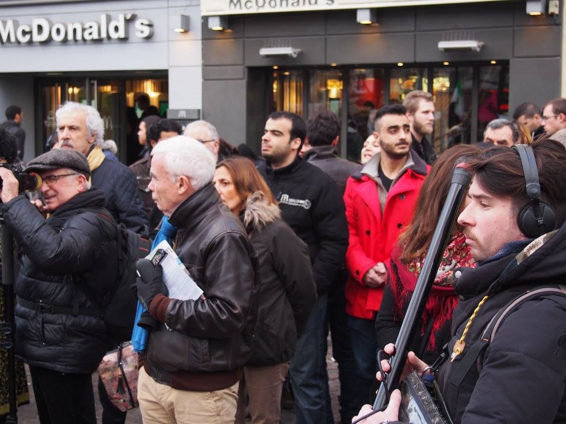 Paris 16/01/2015 : Rassemblement « 4 heures pour 4 millions d’enfants syriens privés d’école »