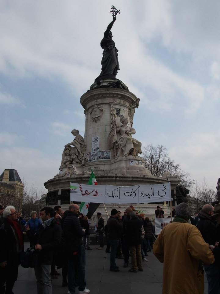 Paris 14/03/2015 : Marche "4 années de lutte contre les tyrannies de Bachar Al Assad et de Daech"