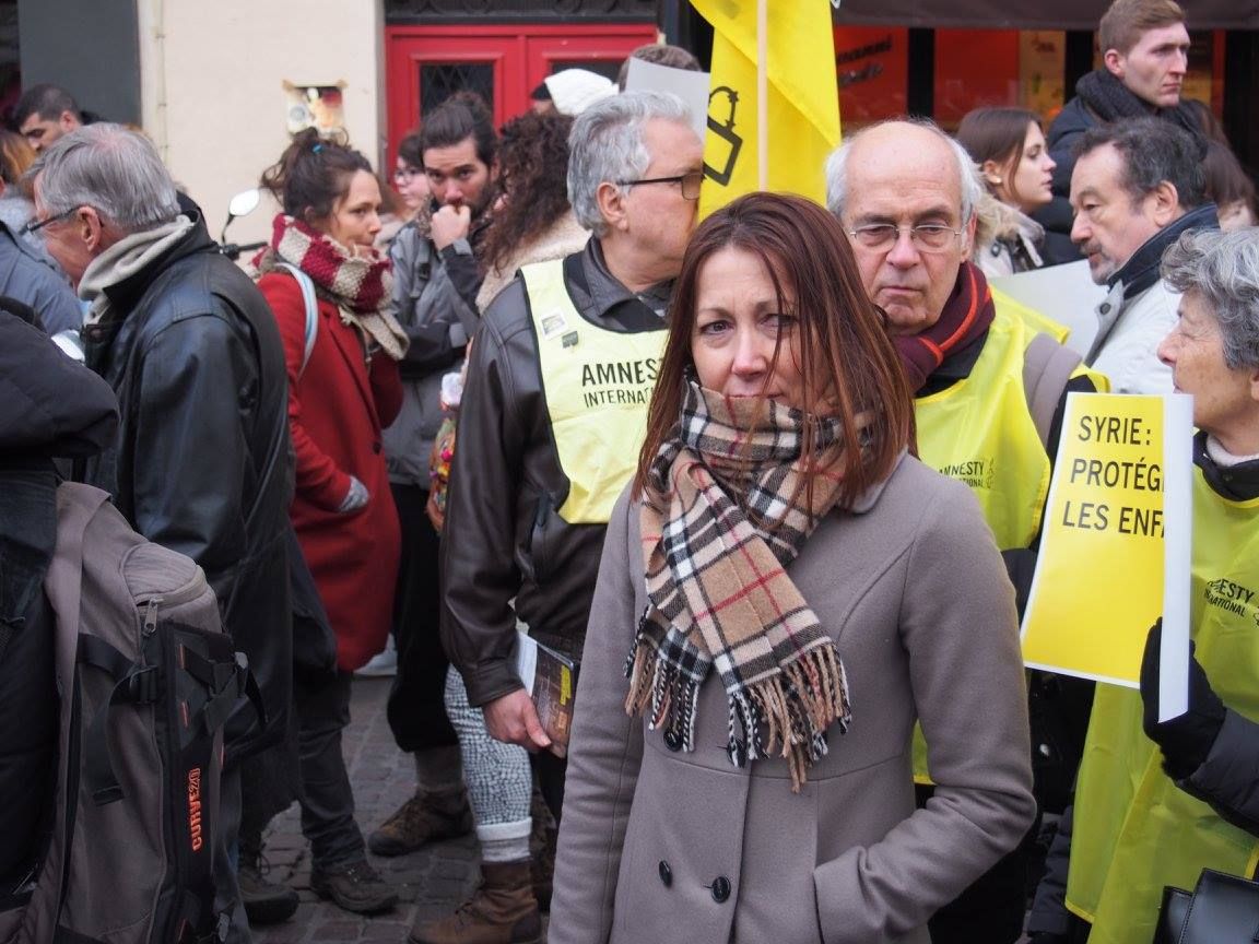 Paris 16/01/2015 : Rassemblement « 4 heures pour 4 millions d’enfants syriens privés d’école »