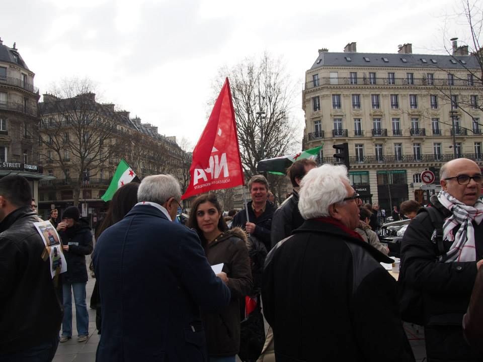 Paris 14/03/2015 : Marche "4 années de lutte contre les tyrannies de Bachar Al Assad et de Daech"