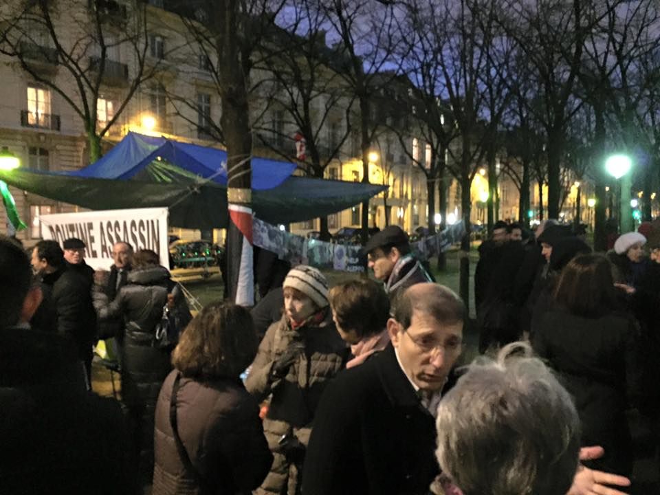 Paris 12/02/2016 : Rassemblement « NON AU MASSACRE DE LA POPULATION D’ALEP »